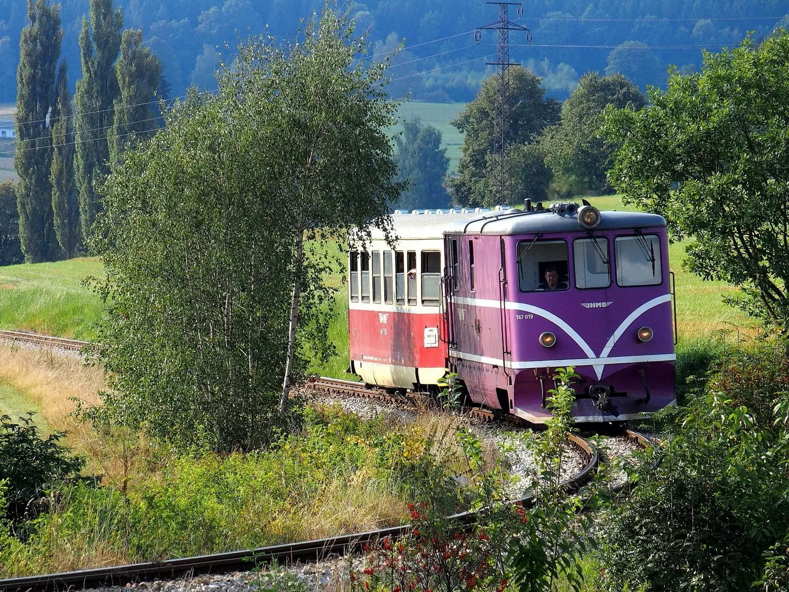 Narrow gauge train near Jindrichuv Hradec, Czech Republic - © Uzkokolejky Jindrichuv Hradec Train
