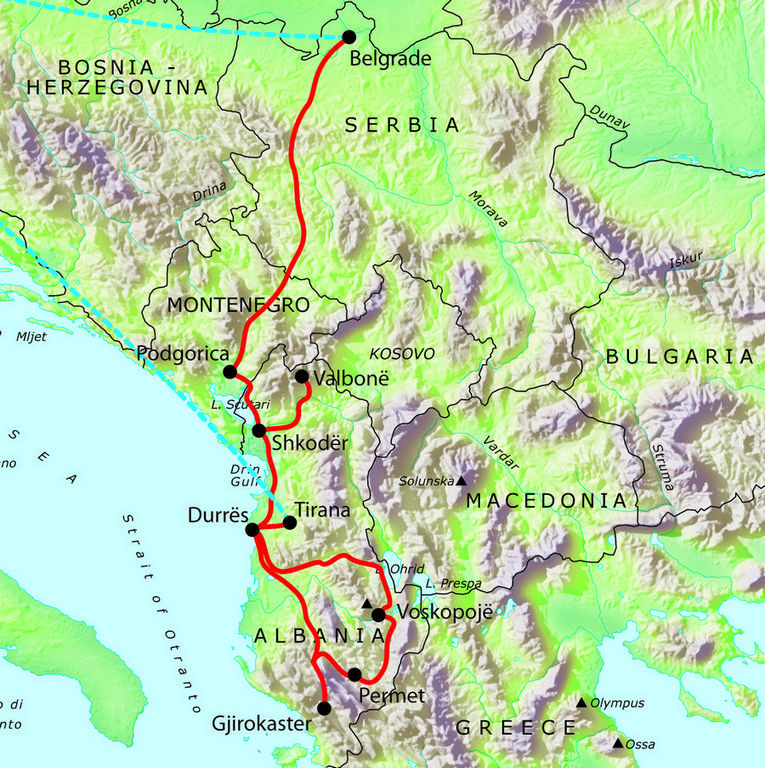 Albanian Rail Holiday: Albanian Odyssey: Ffestiniog Travel