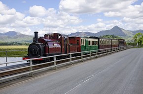 Prince with a heritage train