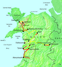 Tour route map