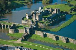 Caerphilly Castle - CADW, Welsh Government - Crown Copyright