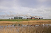 Rail causeway near St Valery - © Keith Fender