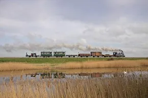 Rail causeway near St Valery - © Keith Fender