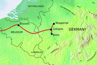 Tour route map