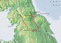 Tour route map