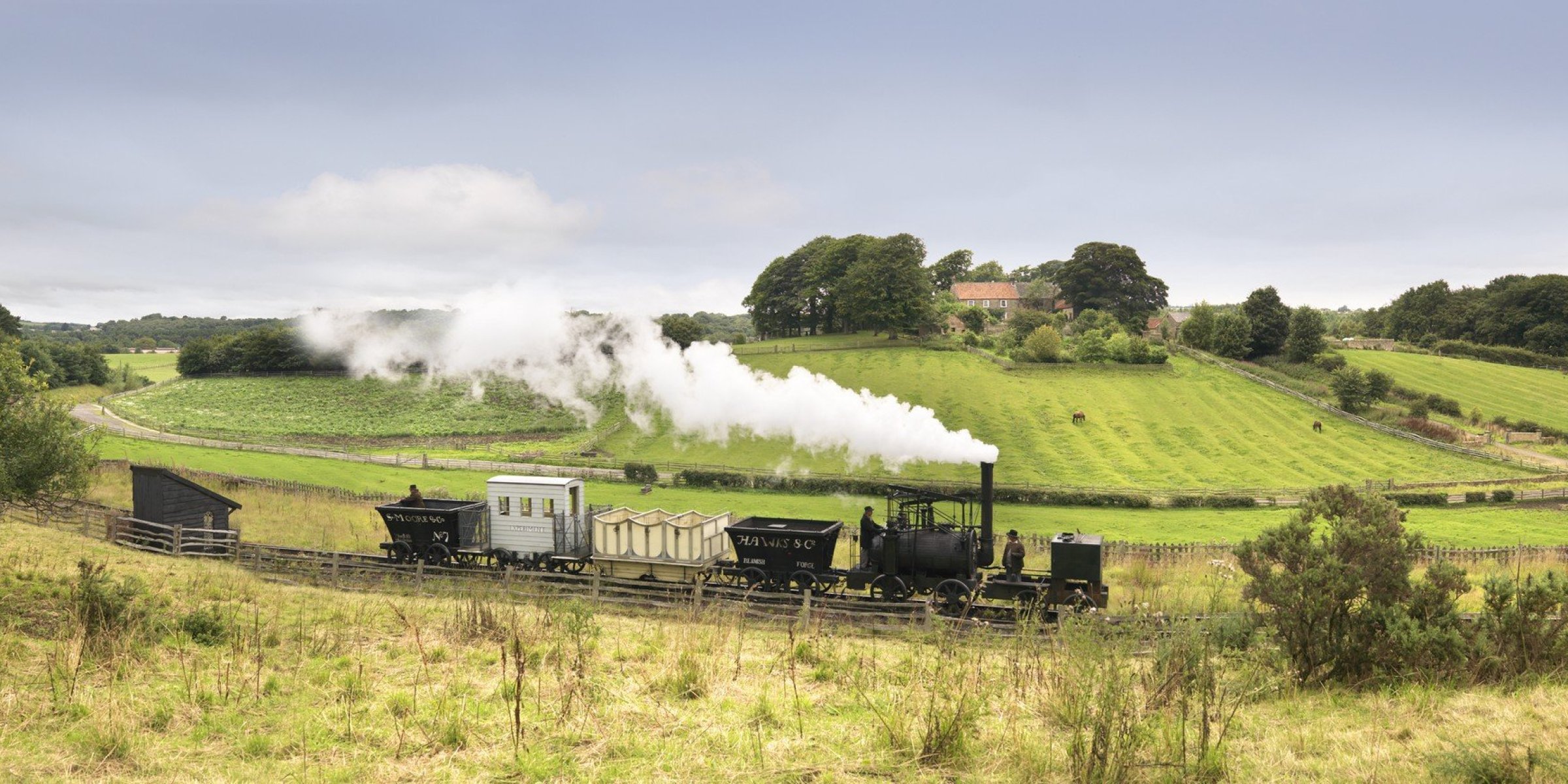 Old steam train