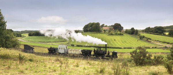 Old steam train