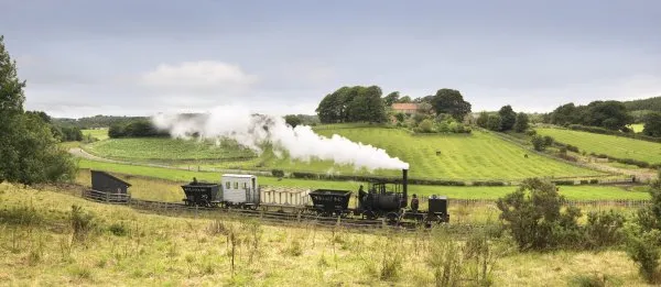 Old steam train
