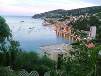French coastline near Nice