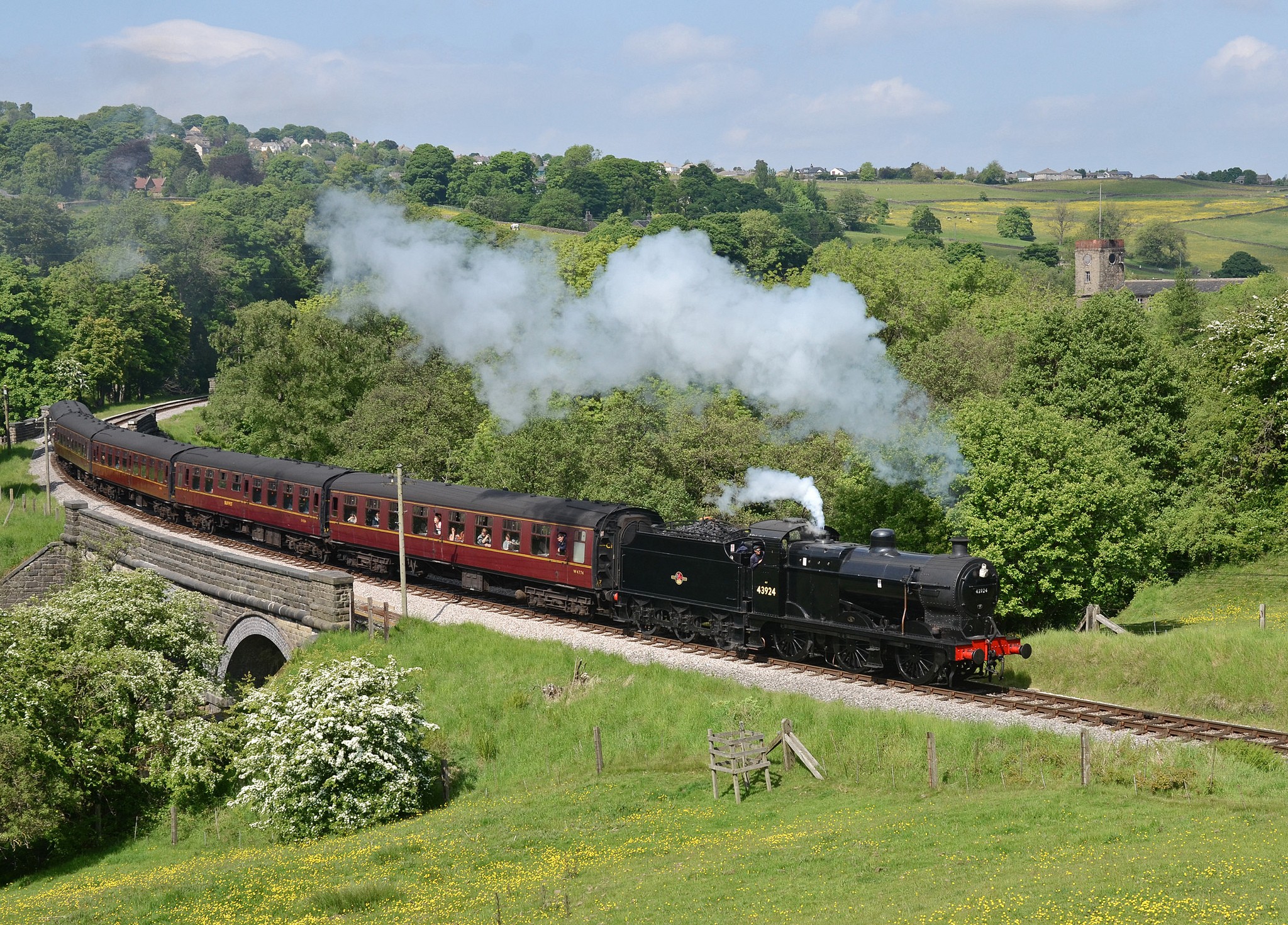 Keighley and Worth Valley Railway Steam train
